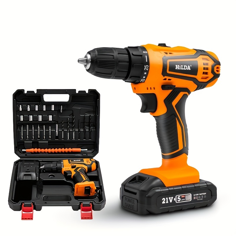 36vf Cordless Drill Driver Set Electric Drill Various Speed - Temu