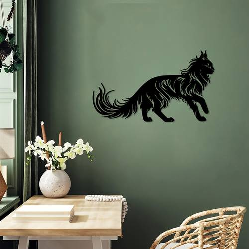 1pc creative animal iron indoor outdoor crafts indoor decoration great for living room bedroom hallway outdoor outdoor wall decoration 11 81 6 95inch