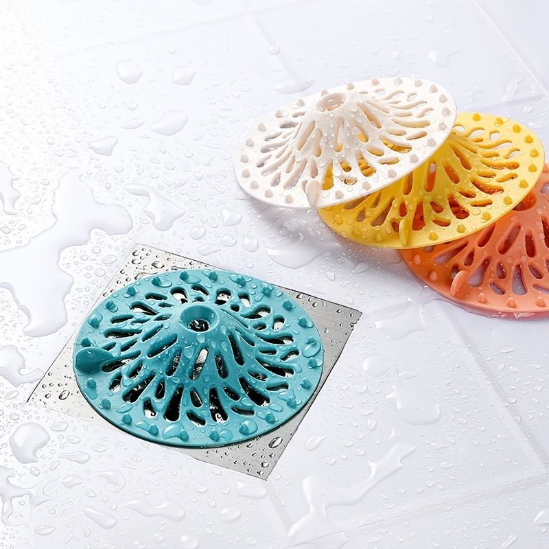 2pcs Minimalist Floor Drain Cover Hair Catcher Durable Silicone Hair  Stopper Shower Drain Covers Easy To Install And Clean Suit For Bathroom  Bathtub And Kitchen | Shop Now For Limited-time Deals |