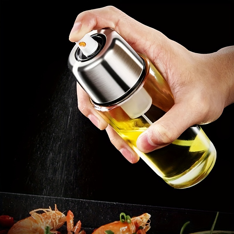 Pentola Spray per olio in vetro cucina friggitrice ad aria per uso  domestico flacone Spray per olio commestibile flacone Spray per flacone  Spray