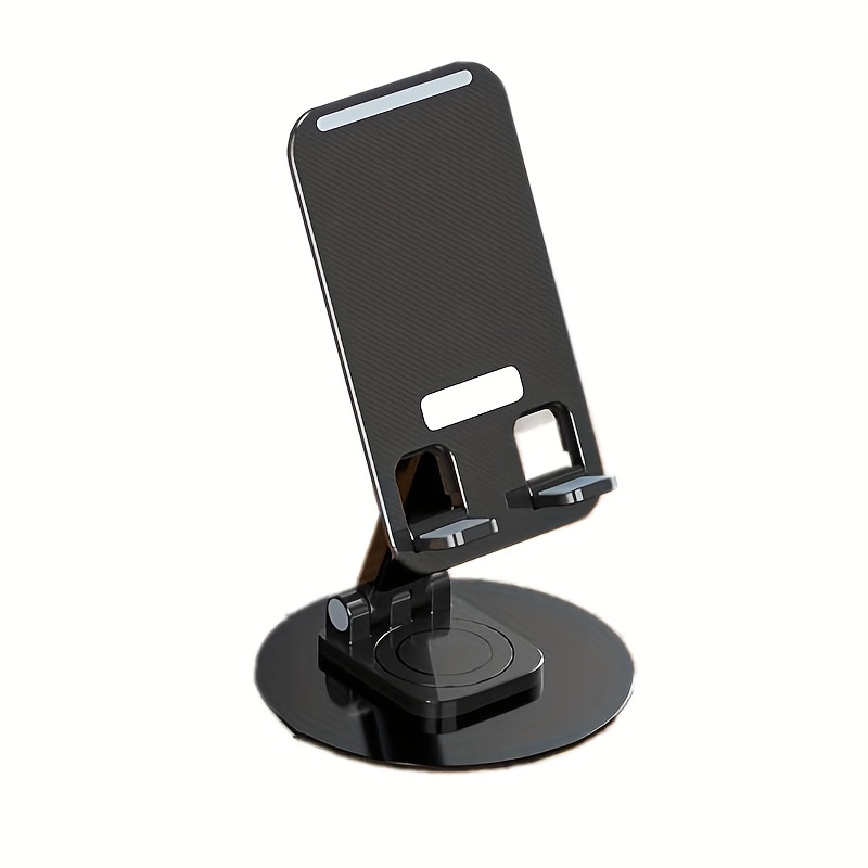 Support de téléphone portable en métal rotatif à 360° et pliable à 180°, pad