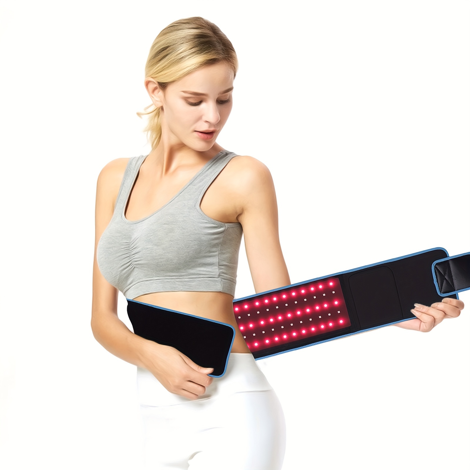 Comfytemp Red Light Therapy Belt, FSA HSA Eligible Infrared Red Light  Therapy for Body, Infrared Light Wrap with Pulse for Back Waist Muscle Pain