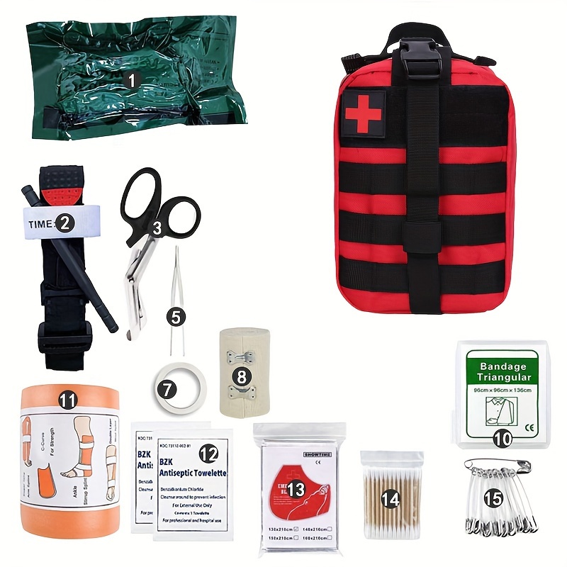 Kit De Primeros Auxilios De Supervivencia De Emergencia Kit - Temu