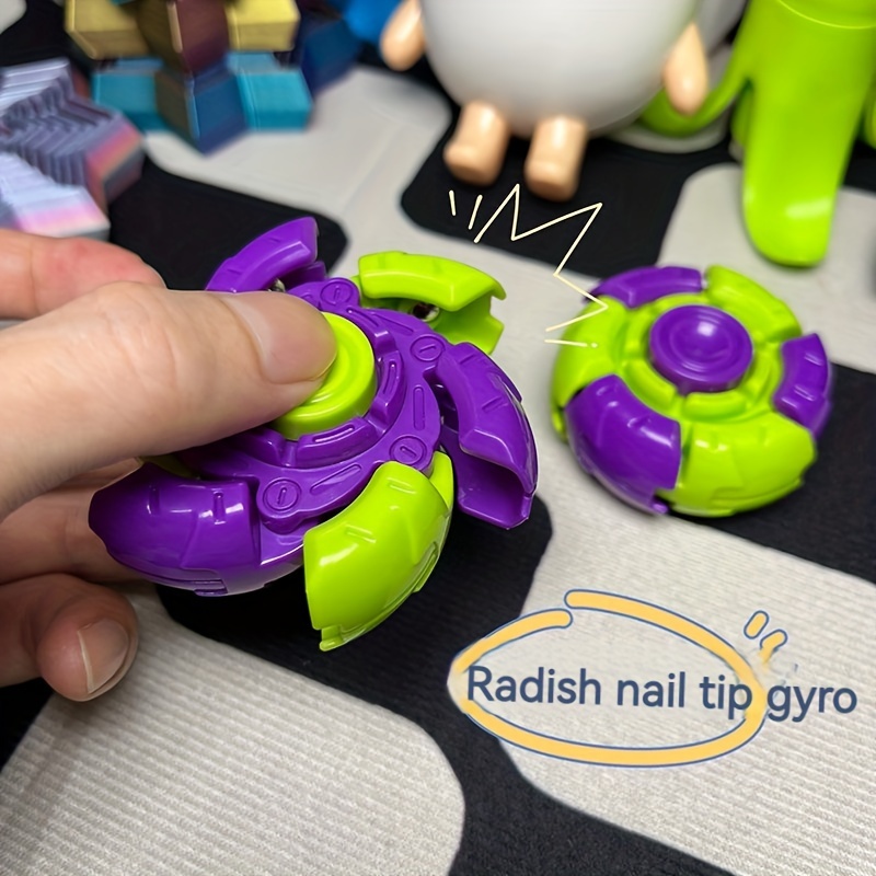 5pcs Hand Spinner Triangle Fidget Fingertip Gyro Desk Toy Press