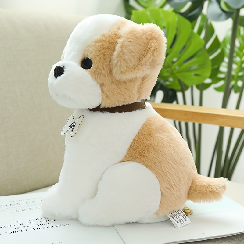 Cute Name Dog Plush Toy Dog Figure Stuffed Animal Dog - Temu Canada