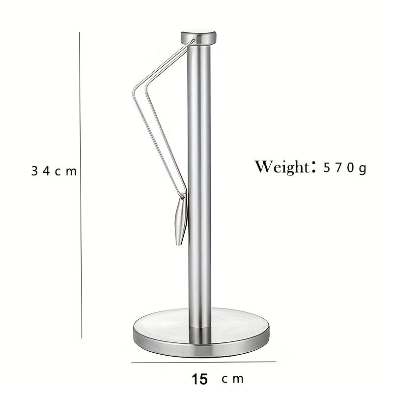 Standing Paper Towel Holder, Vertical Cling Film Holder, Modern