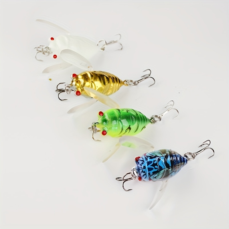 Fishing Lure: Catch Fish Plastic Crankbait Artificial Cicada