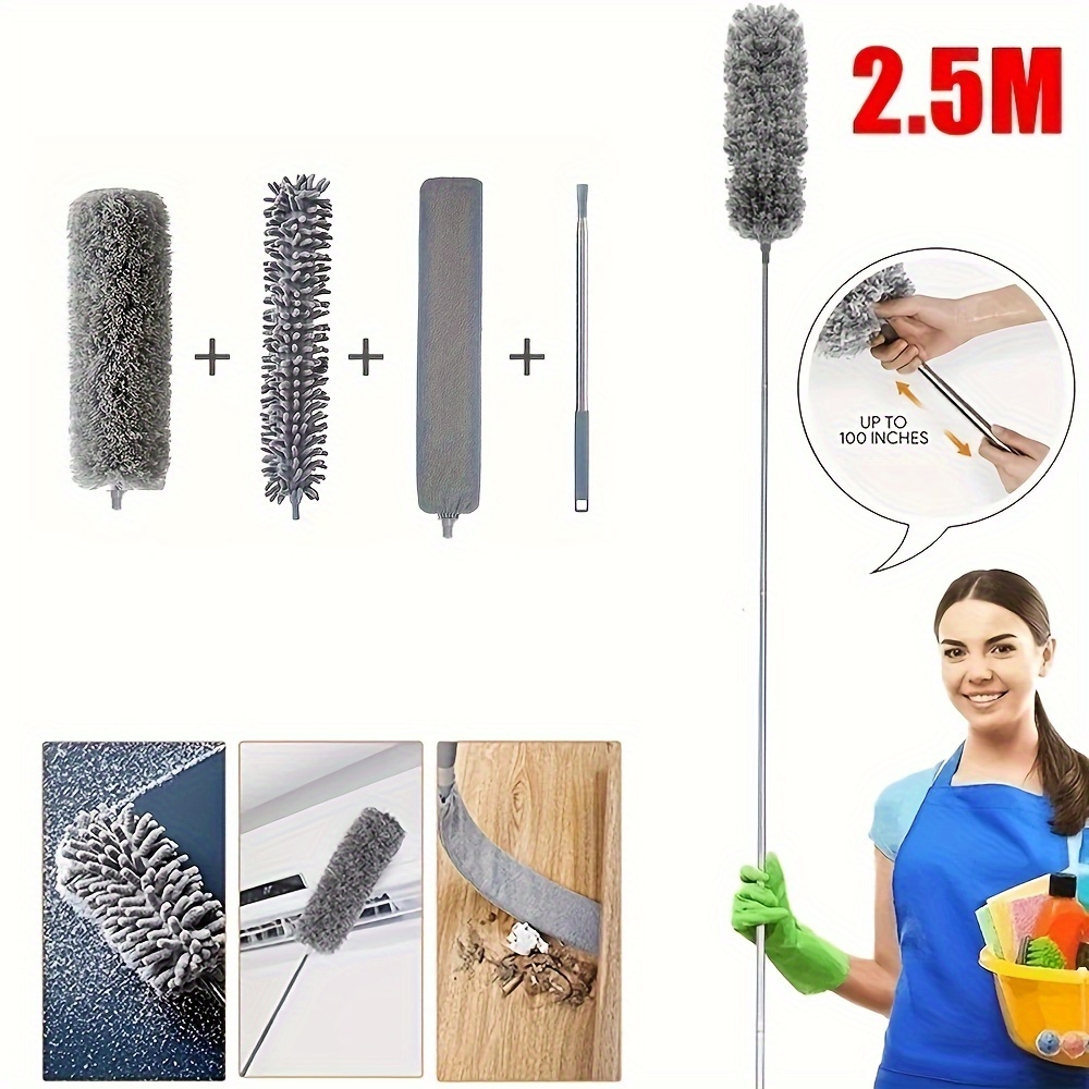 Lot Ready To Clean Home Instantly: Microfiber Duster Cleaner Brush