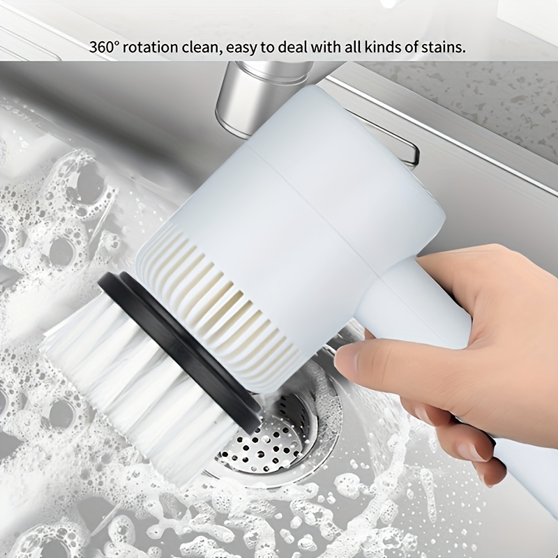 Electric Cleaning Brush 4 in 1 Handheld Kitchen Cleaner - Temu