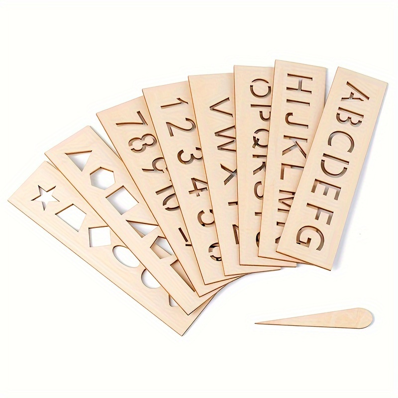 Wooden Wooden Alphabet Tracing Board Handwriting Practice