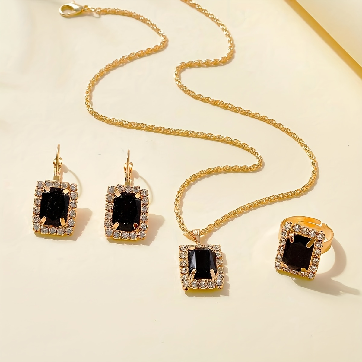 3pcs Shiny Purple Heart Zirconia Earrings Necklace Set, Elegant Party  Jewelry Birthday Gift For Teen Girls