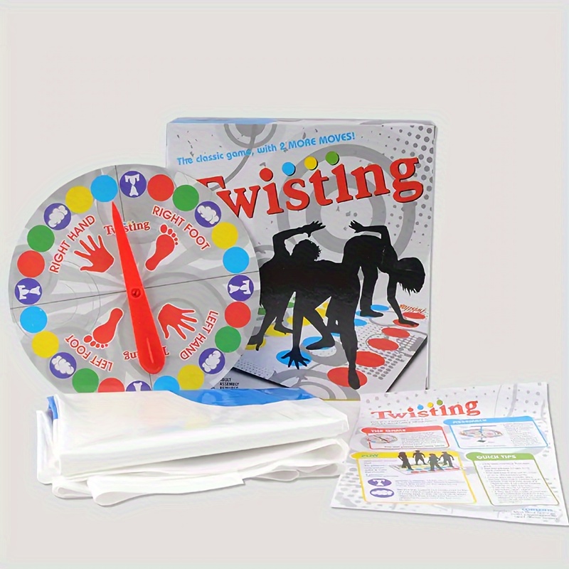 Funny Twister Classic Game Crafts Body Twist Family Party Interactive Game