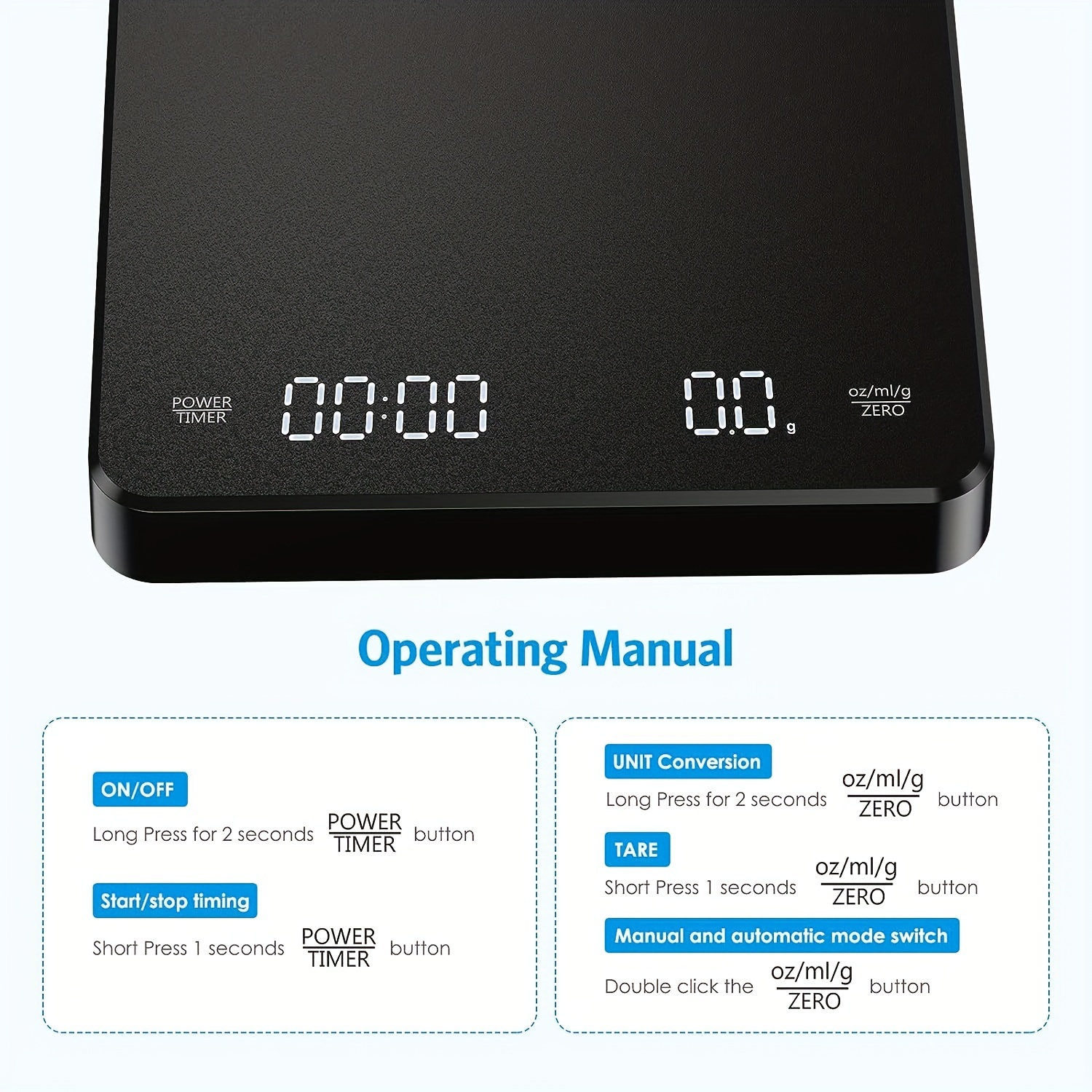 Precise Digital Scale Weight Food Coffee Scale Digital Scale LED