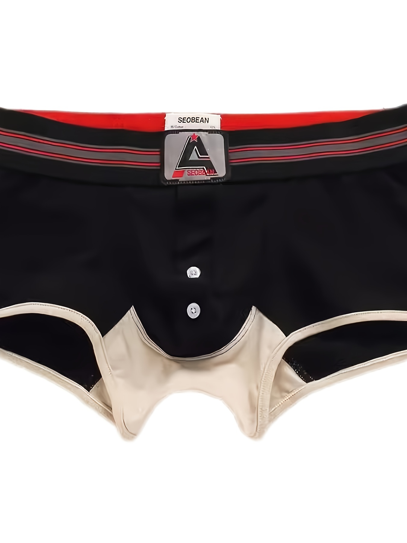 Men's Breathable Boxer Briefs Cute Pouch Underwear Cotton Shorts Underpants