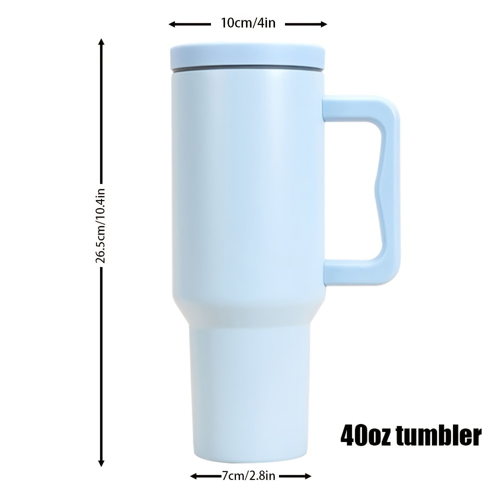 Solid Color Tumbler With Lid Stainless Steel Thermal Water - Temu