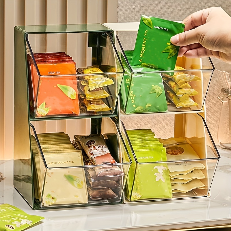 Portable Storage Box Snacks Coffee Tea Bags - Temu