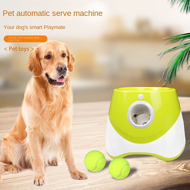 Automatic Dog Tennis Ball Throwing Launcher Mini Machine Toy Pet Training 3  Ball