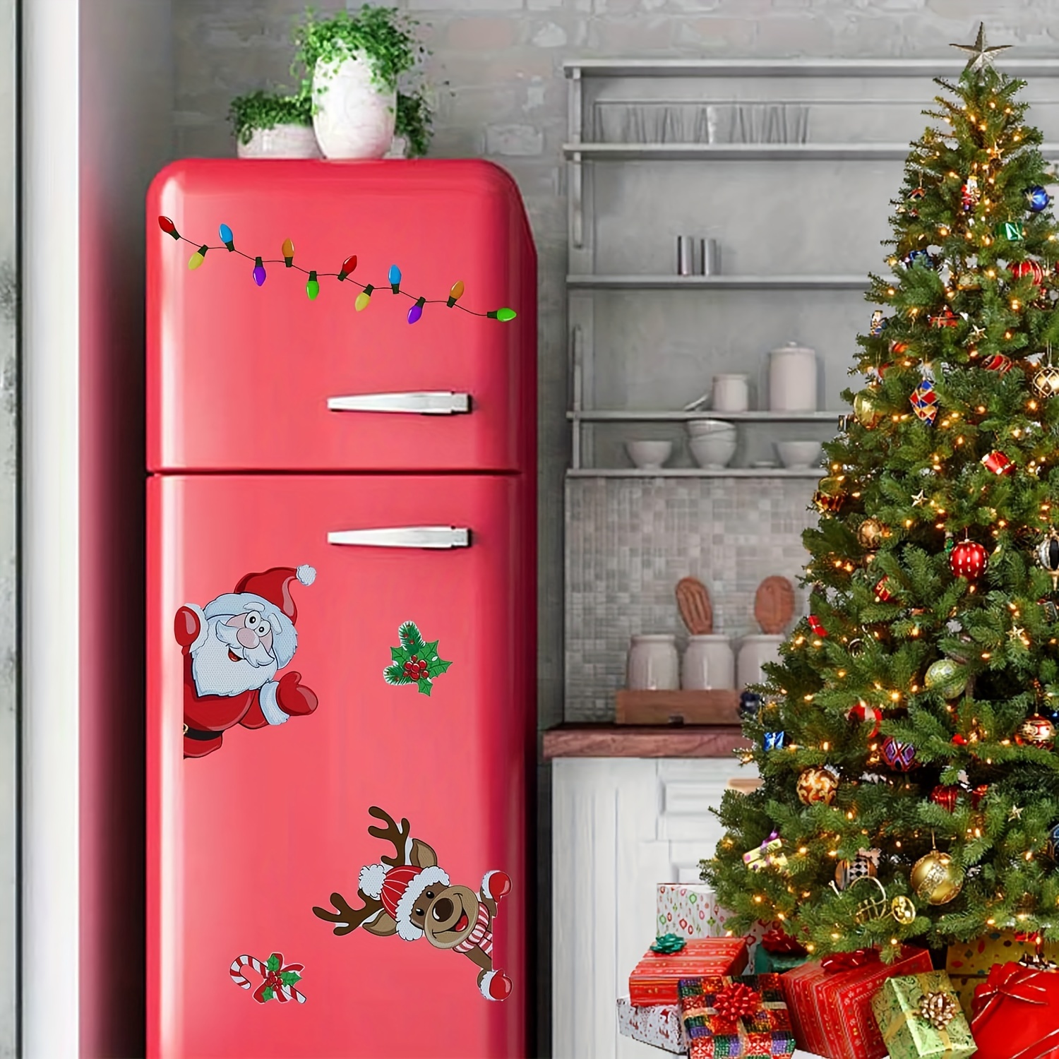 15 Stücke Weihnachten Magnetische Kühlschrankaufkleber Auto Wand