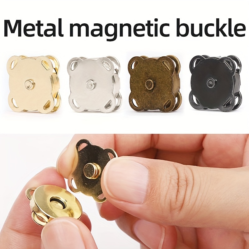 Round Plastic Magnet Buckle Magnetic Button Case Bag Magnet Stone Coat Bag  Curtain Magnetic Hand Stitched