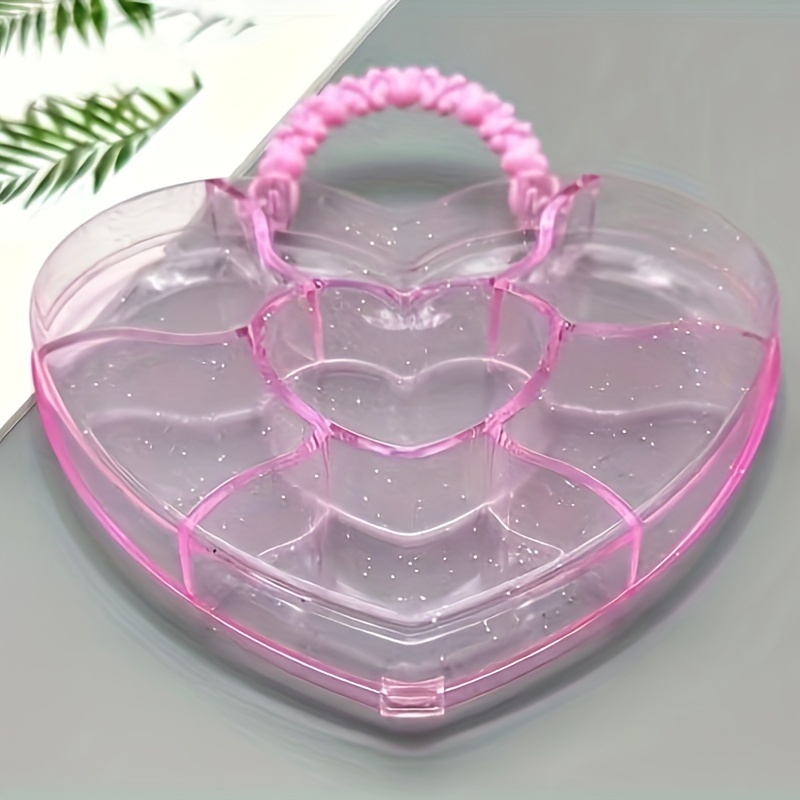 Shell Shape Jewelry Box, Clear Princess Style Cosmetic Storage Box