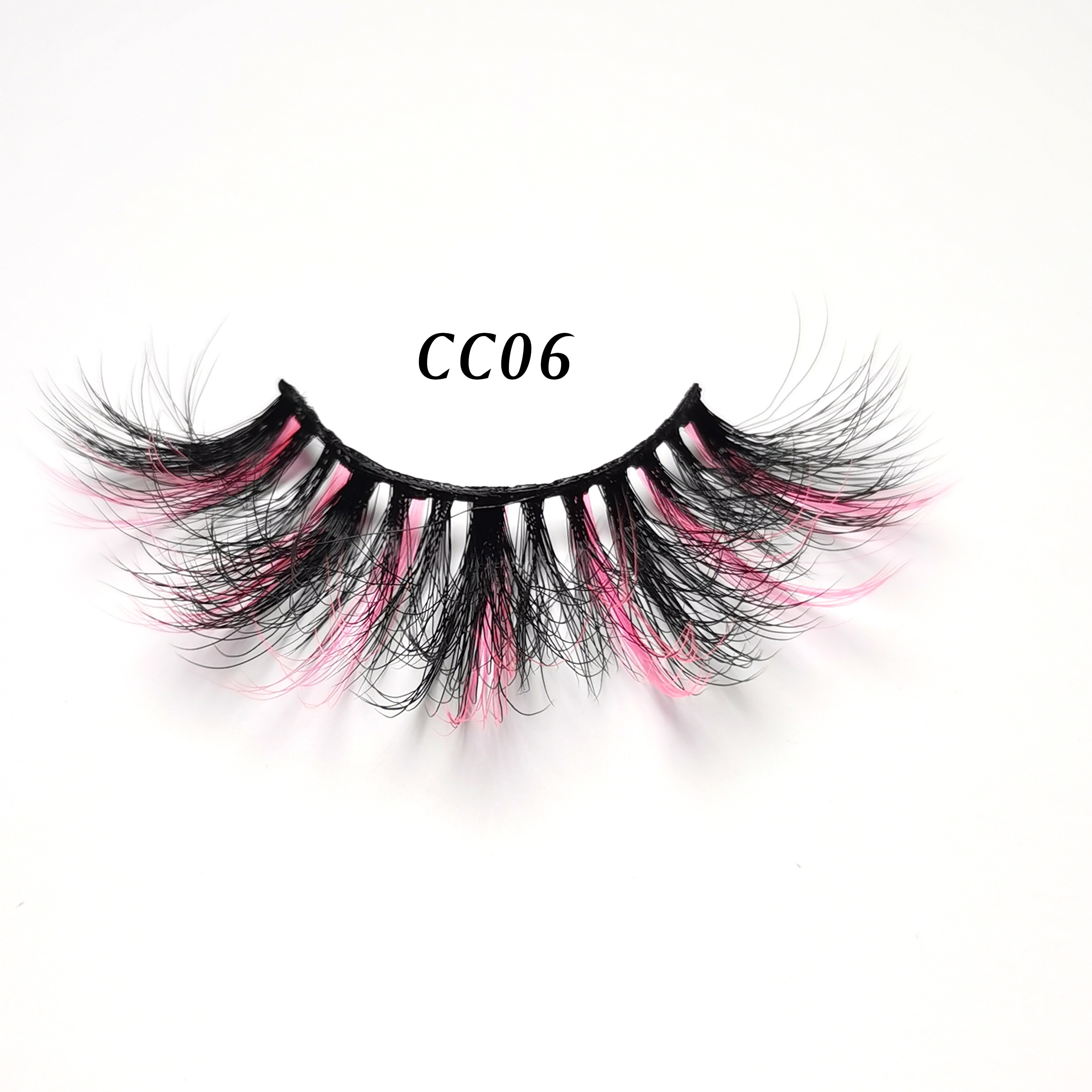 3D Rainbow False Eyelashes 20mm 25mm Fluffy Stage Makeup Lashes