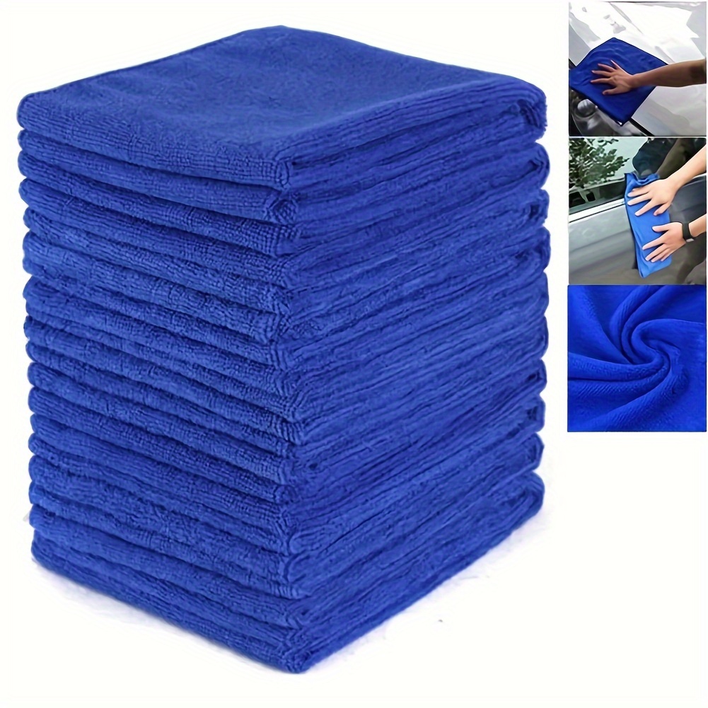 Microfiber Car Cleaning Towel Household Cleaning Small - Temu