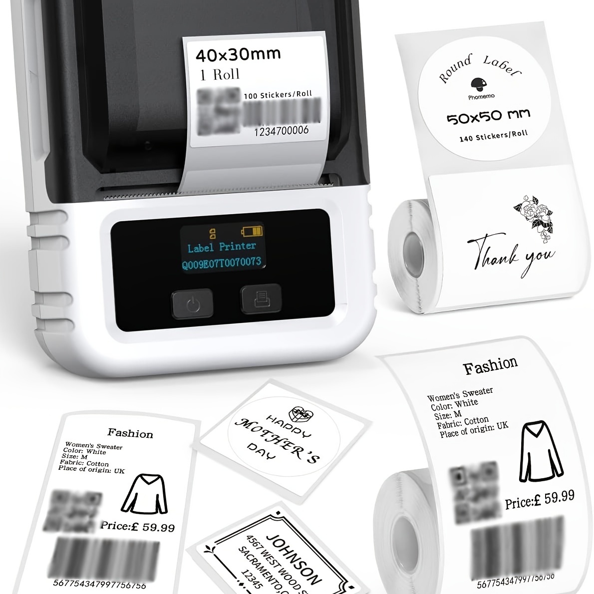 Buy Portable Printer Phomemo M02 Portable Pocket Printer- Mini