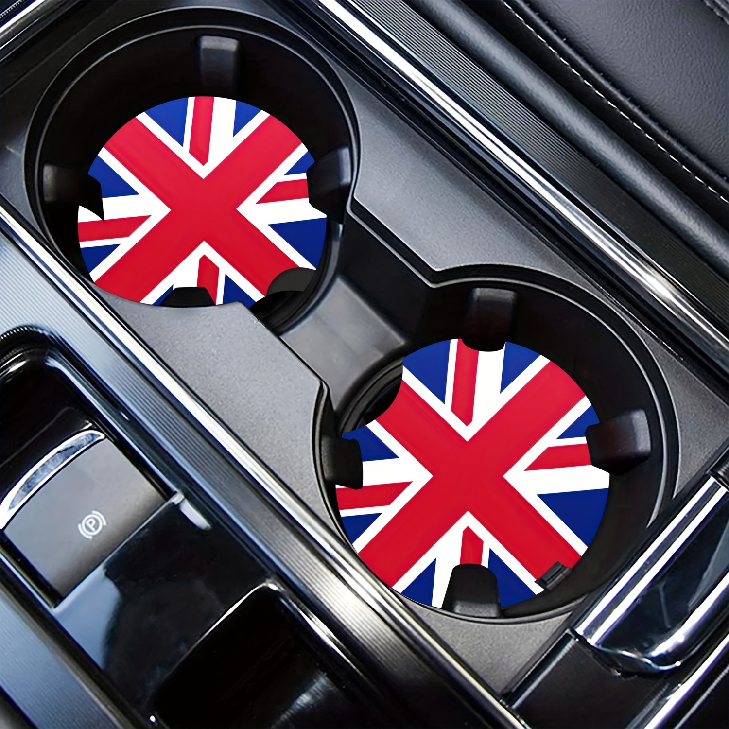 U.k. Flag Car Cup Holder Coaster Anti Slip Car Accessory Temu Canada