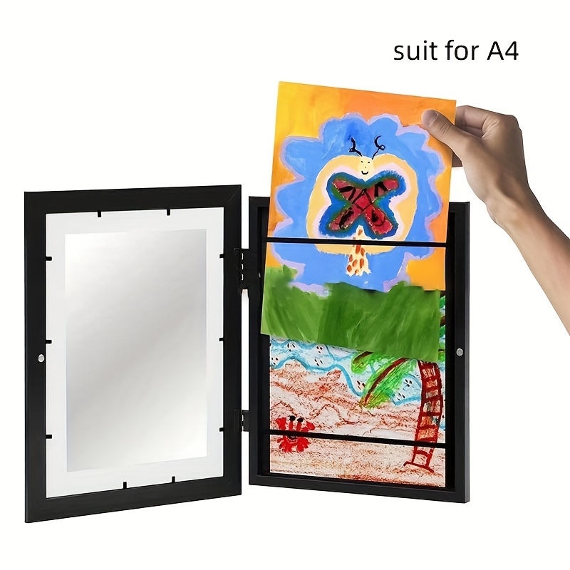 Cadre pour oeuvre d'art pour enfant, cadre photo 5 x 7, cadeau
