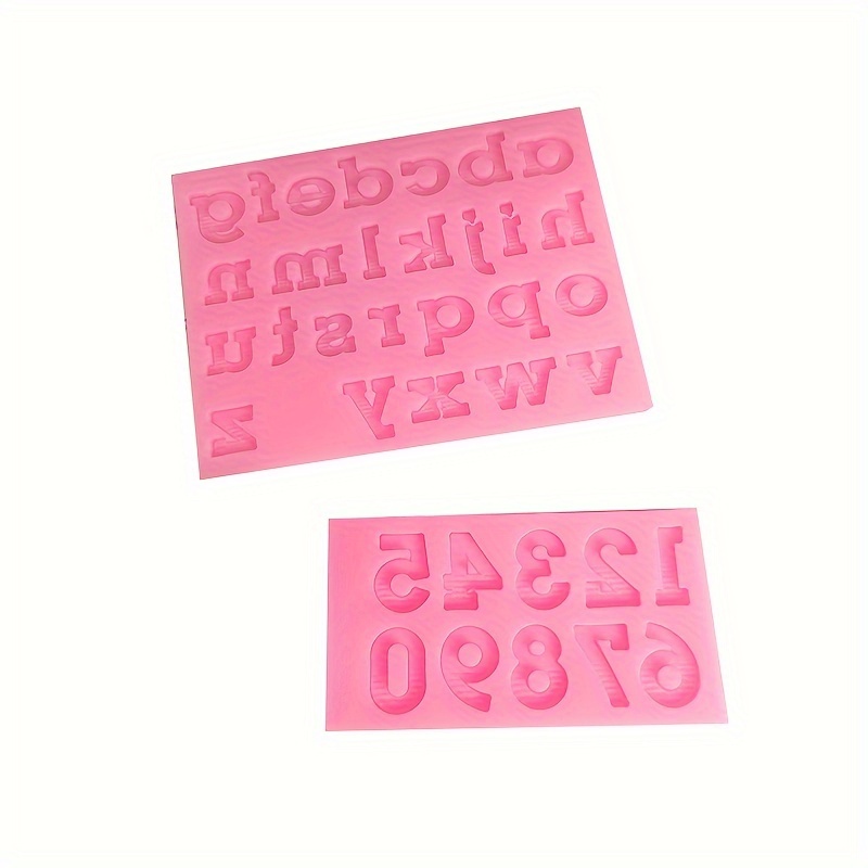 Number Silicone Mold Abc Letter Mold 123 Number - Temu