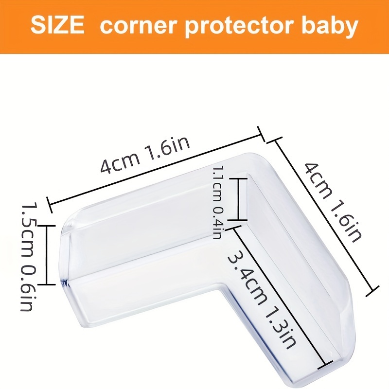 CalMyotis Corner Protector for Baby, Protectors Guards - Furniture Corner Guard & Edge Safety Bumpers - Baby Proof Bumper & Cushion to Cover Sharp Furniture & T