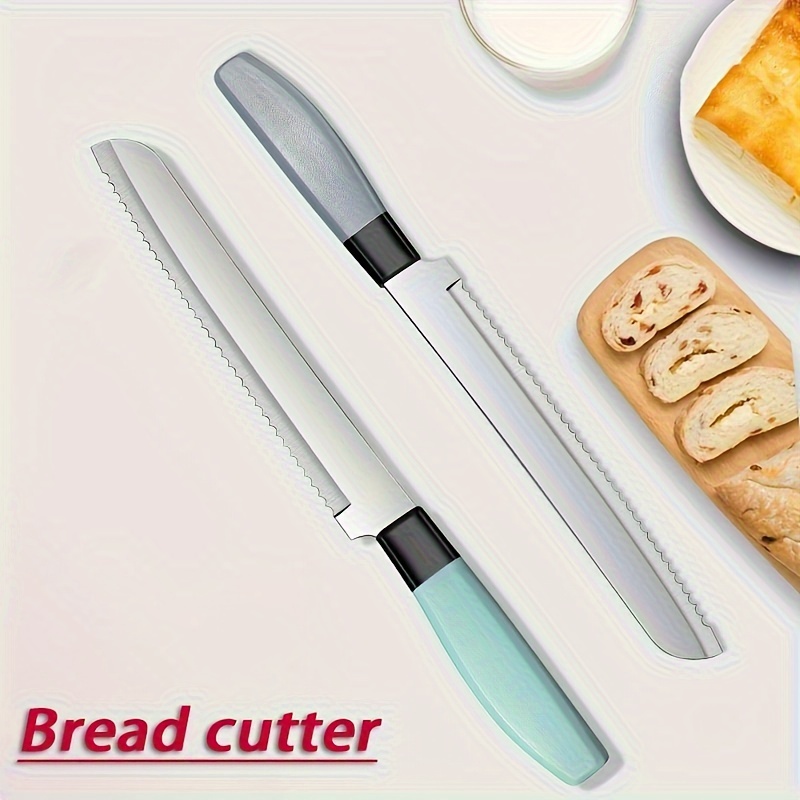 Stainless Steel Serrated Bread Knife Toast Knife Kitchen Cutting Cake  Special Knife Sandwich Baking Slicing Knife for restaurant/food truck/bakery