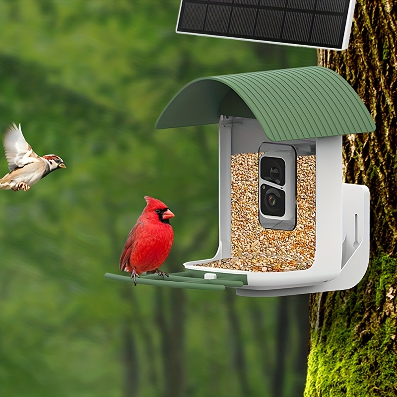 Smart Bird Feeder with Camera, 1080P HD Camera Auto Capture Bird