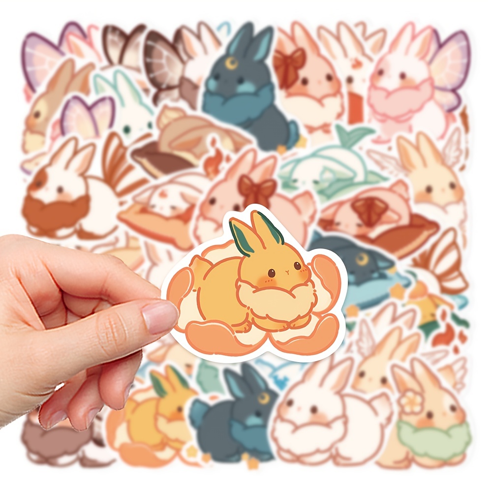 Bunny Stickers Waterproof Stickers Stickers Water Bottle - Temu