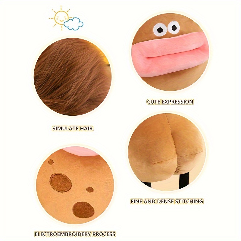 Funny Potato Braid King Doll Plush Toy Ugly Cute Fried - Temu