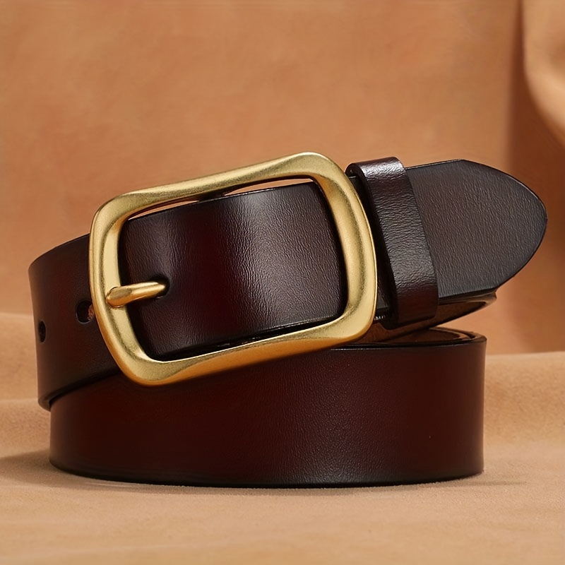 Men Vintage Belts For Jeans Luxury Split Leather Belt Men Famous Belt For  Man Designer Belts With Vintage Style