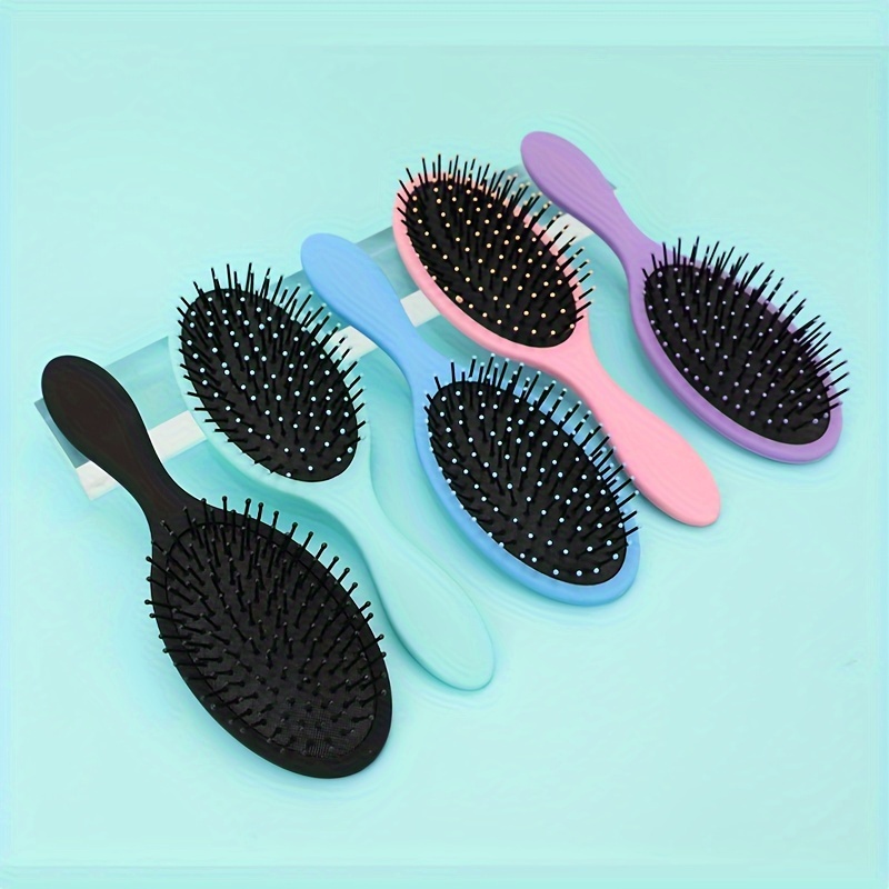 Soft And Stylish Oval Air Cushion Comb For Detangling - Temu