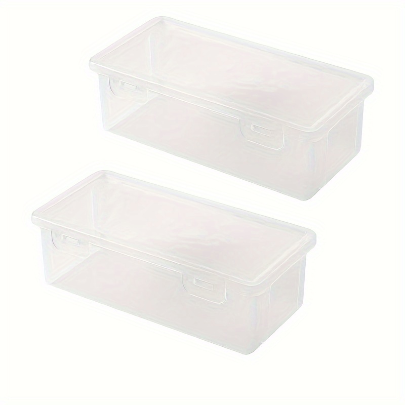 Clear Stackable Plastic Storage Bins With Magnetic - Temu