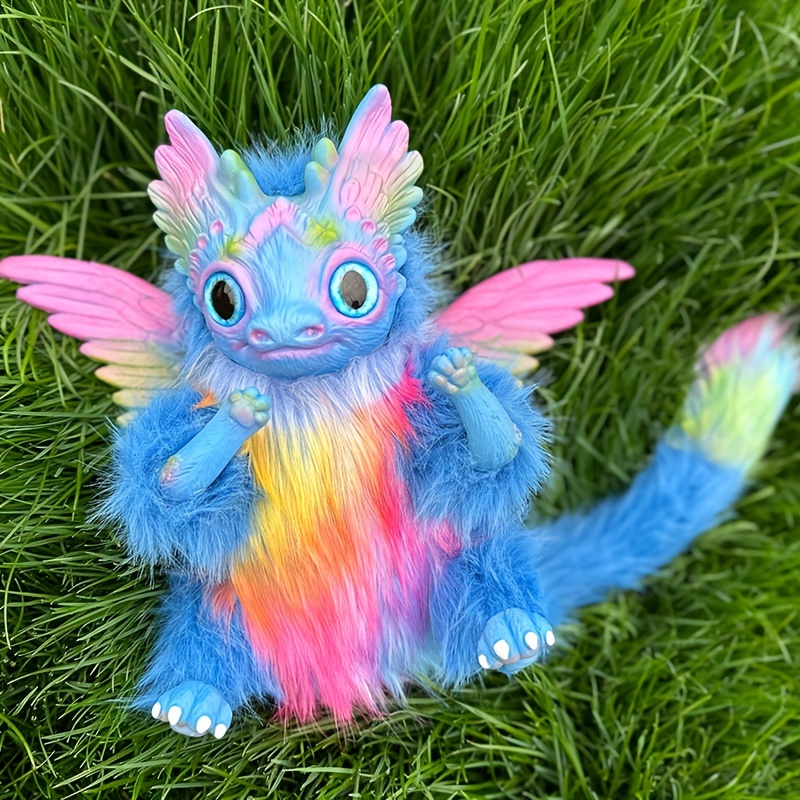 18 Fluffy Fantasy Blue Dragon