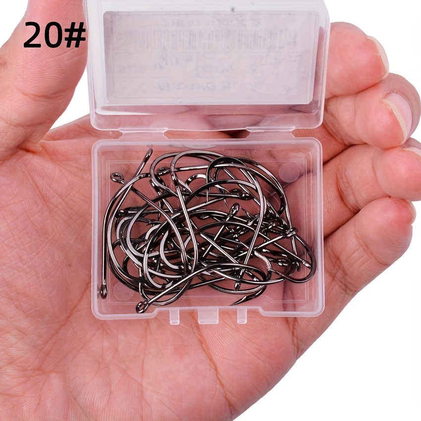Circle Hooks Fishing Hook 20 pc/Lot High Carbon Steel Hook with