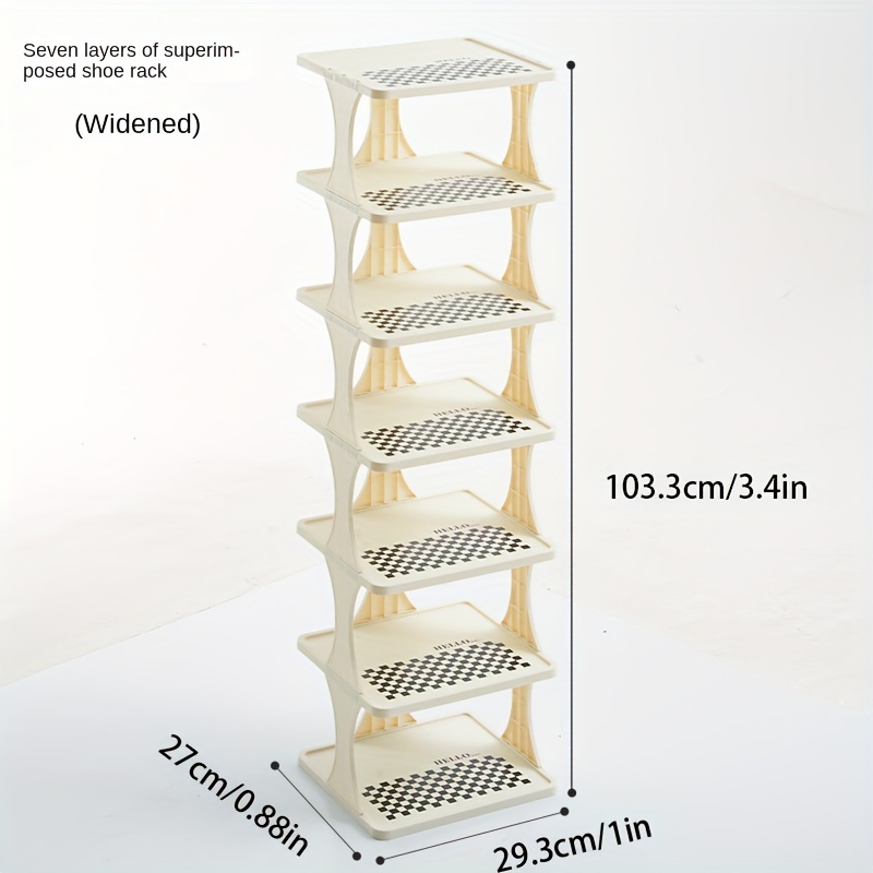 Plastic Multi-layer Simple Shoe Rack Living Room Entryway Space