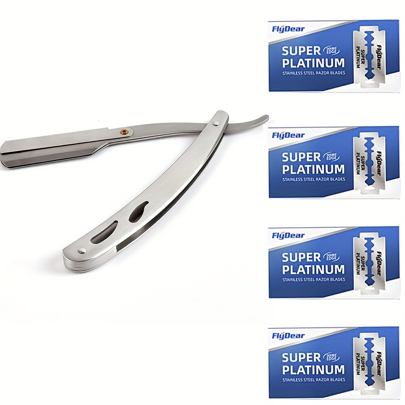 Foldable Hair Blade Barber Straight Razor For Shaving Men