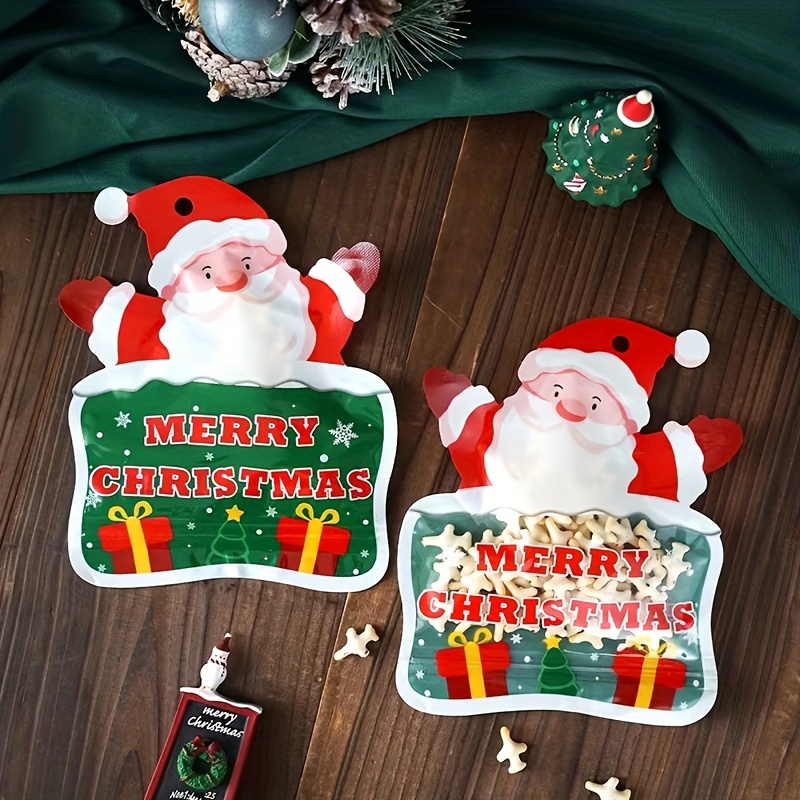 Christmas Decoration Packaging Bag Candy Ziplock Bag - Temu