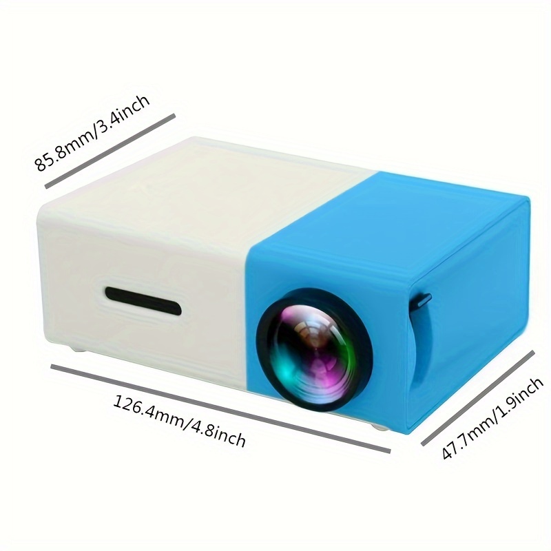 M100 Mini Proyector De Hogar Led Portátil Proyector 3d Hd - Temu