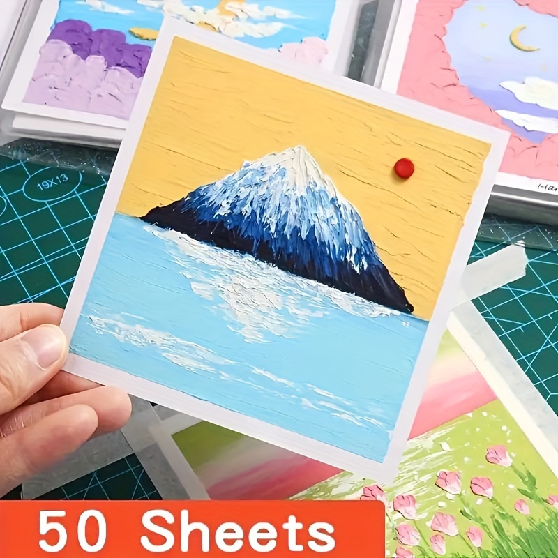 20/30 Sheets 9.8 x 13.8 Washable Tear Paper Paint Pad, Disposable  Watercolor Palette Paper, Oil Painting Double Sided Palette, Can Be Used  For Fine