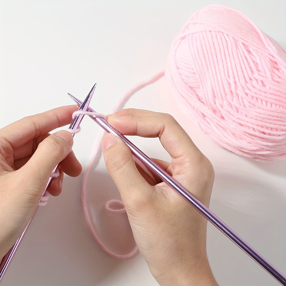 Metal Knitting Needles Crochet Hooks Handmade DIY Hand Craft Yarn