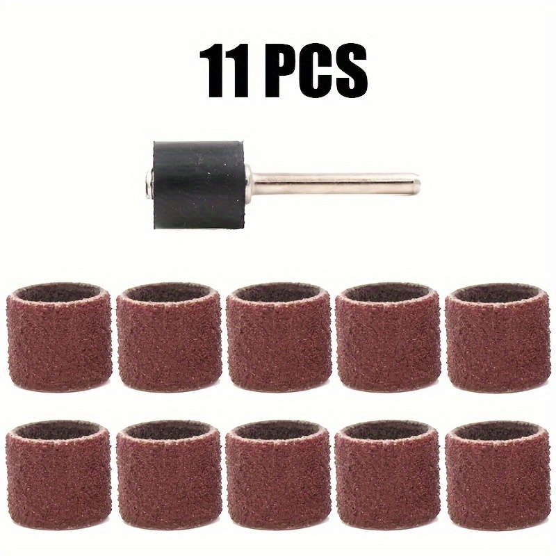 51 Pcs Drum Sanding Kit For Nail Drill Bits Dremel Accessories Rotary Tool  Set 