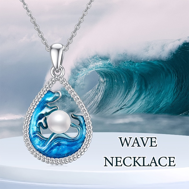 Dainty Whale Ocean Zirconia Crystal Pendant Chain Birthday Gift For Teen  Jewelry Accessory Fish Sterling Silver Women's Necklace, Fashion Necklaces