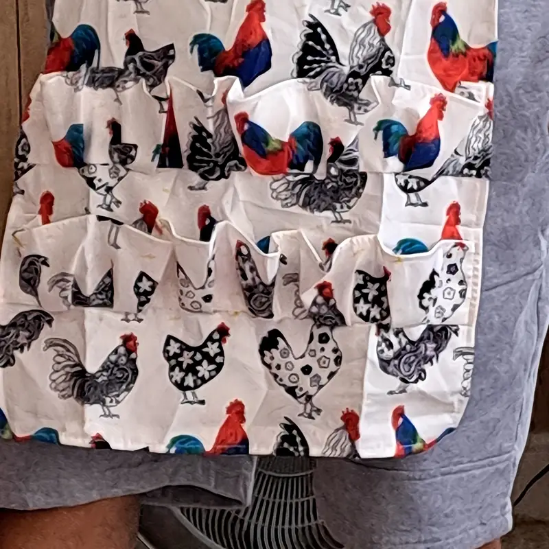 Collecting Apron Gifts Themed Rooster For Fresh Chicken Apron Chicken With  Pockets Eggs Eggs Blank Aprons for Embroidery - AliExpress