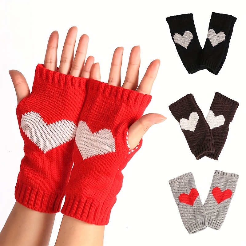 Gloves Heart - Temu
